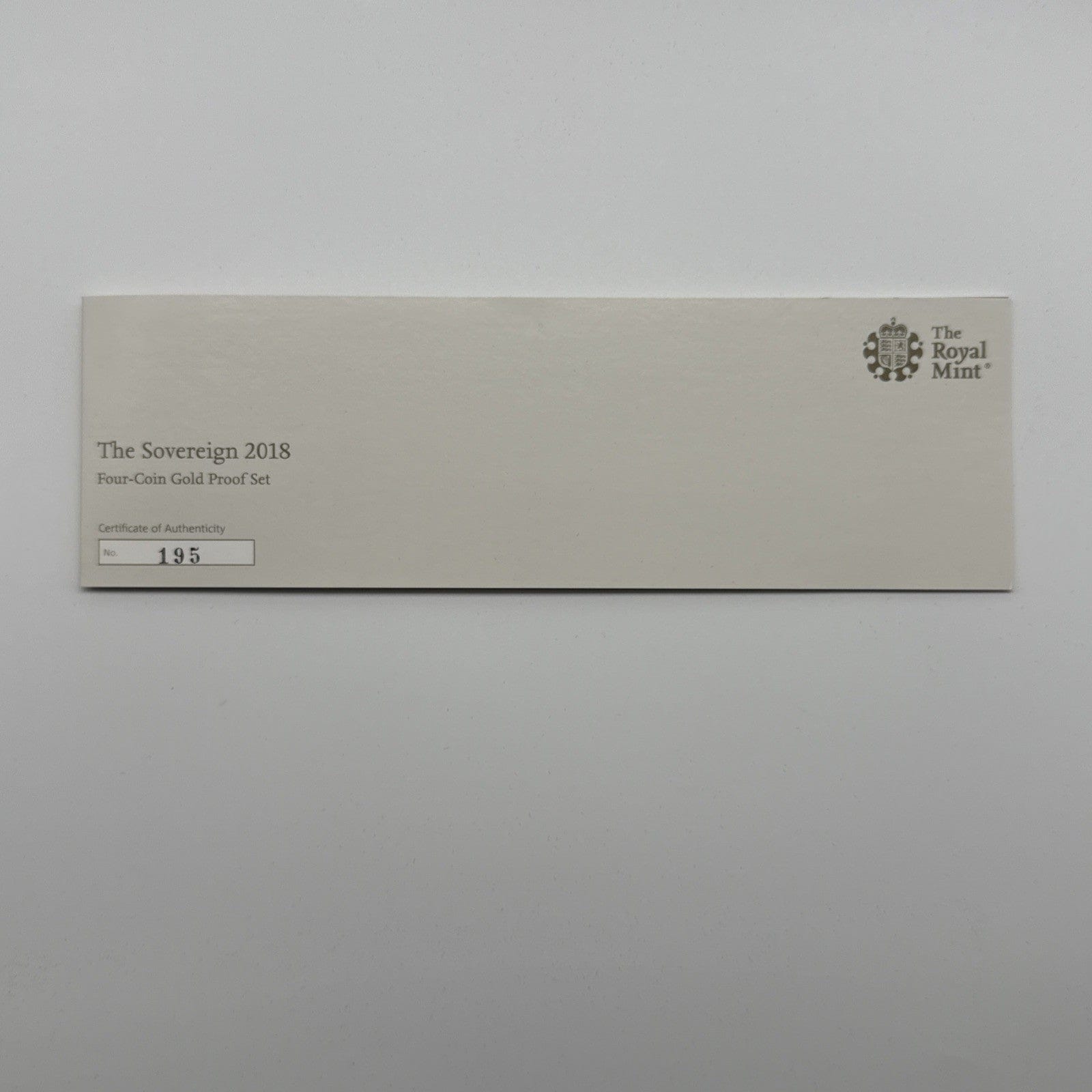 Exclusive Coins 2018 QEII  Four Coin Proof Gold Set 65th Anniversary With Cypher Only 300 Struck