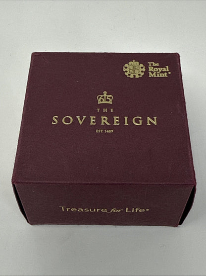 Exclusive Coins 2018 Queen Elizabeth II Proof Full Gold Sovereign  Royal Mint 65th Anniversary