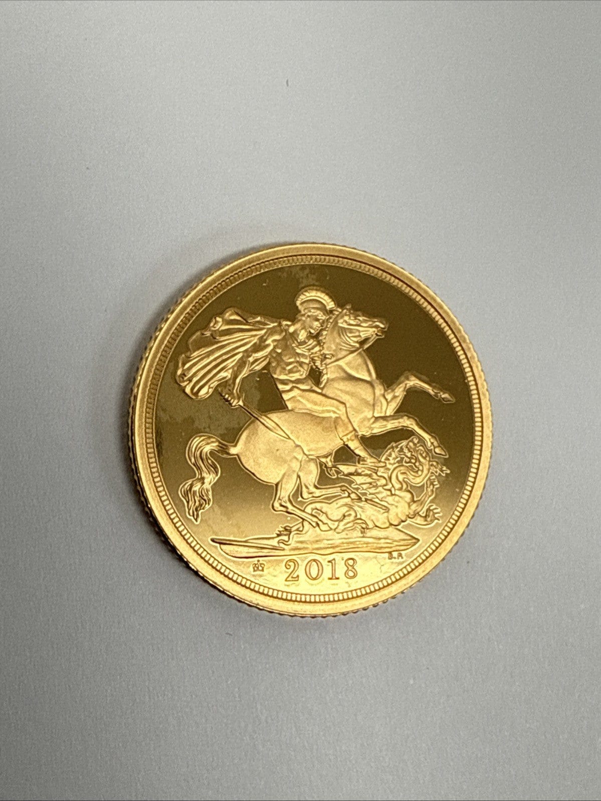 Exclusive Coins 2018 Queen Elizabeth II Proof Full Gold Sovereign  Royal Mint 65th Anniversary