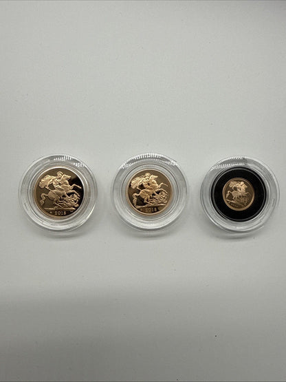 Exclusive Coins 2018 Queen Elizabeth II Proof Three Coin Sovereign Set The 65th  Anniversary