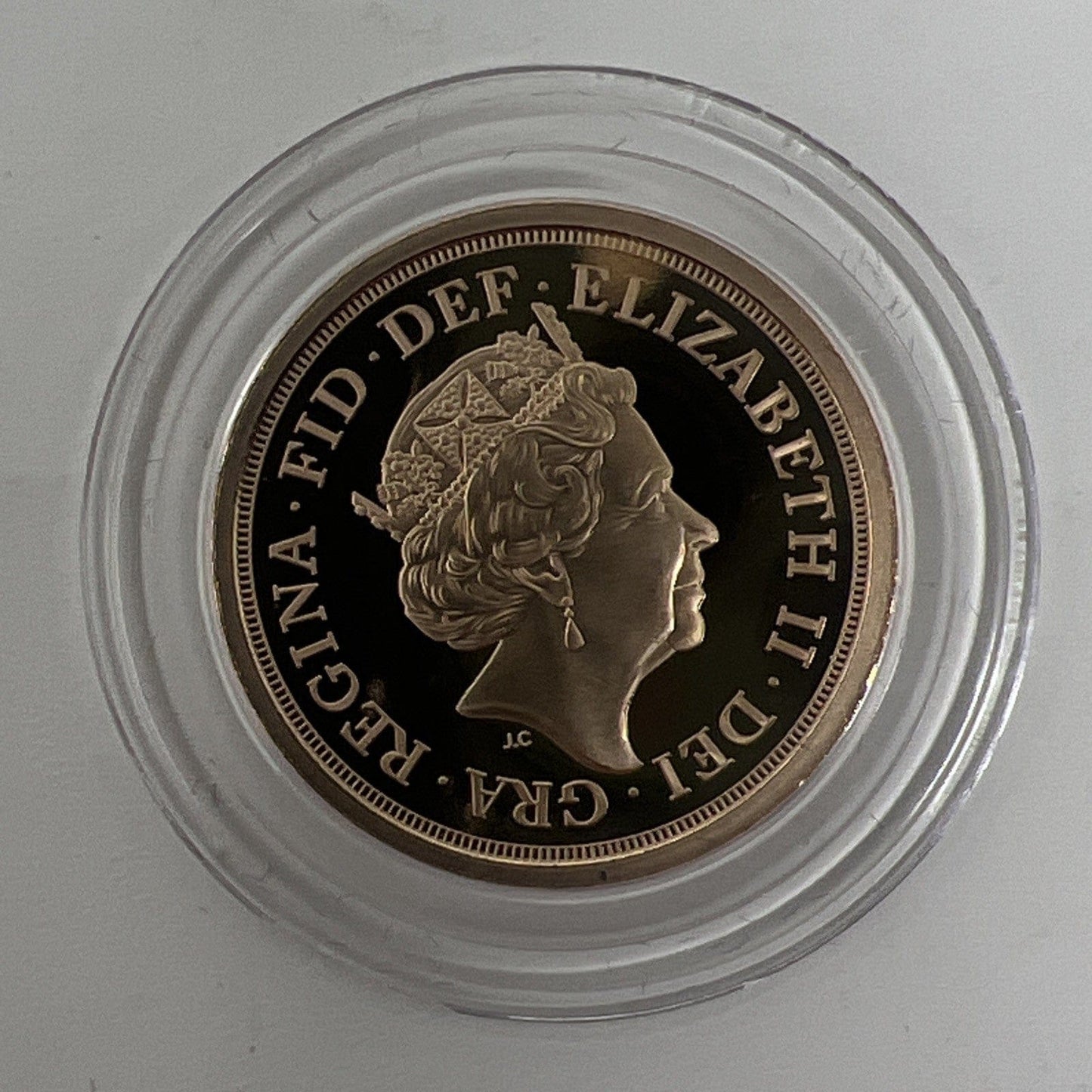 Exclusive Coins 2018 Strike On The Day Full Gold Sovereign Queen Elizabeth II Royal Mint