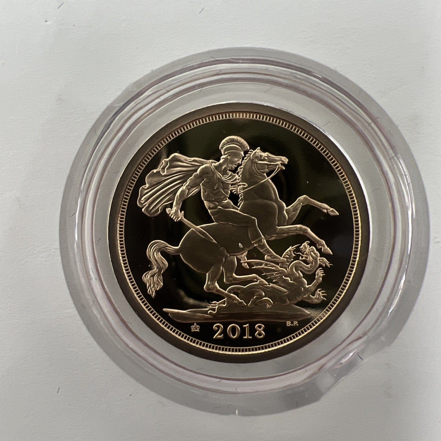 Exclusive Coins 2018 Strike On The Day Full Gold Sovereign Queen Elizabeth II Royal Mint