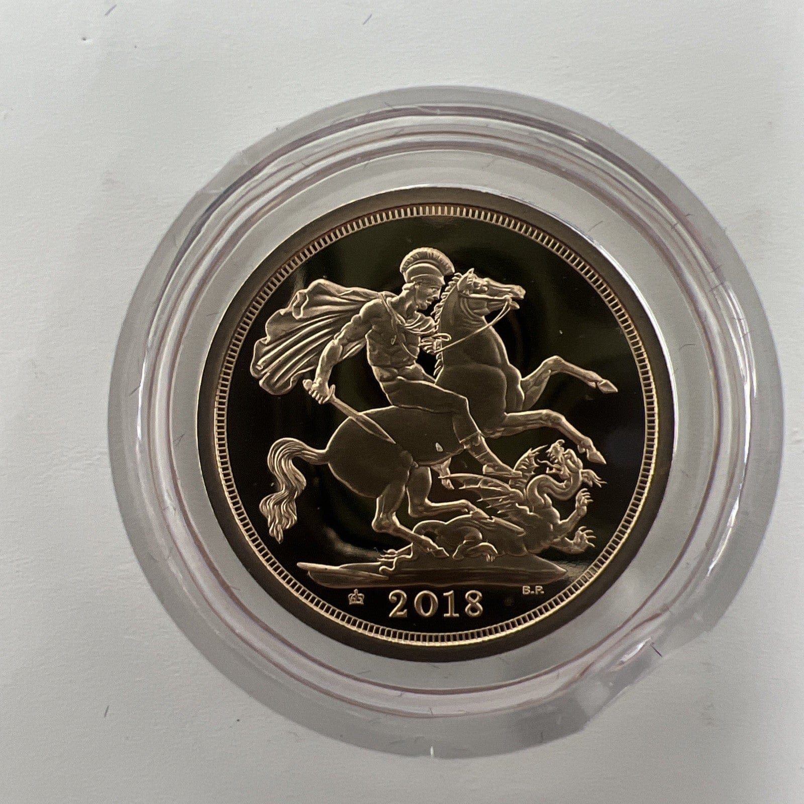 Exclusive Coins 2018 Strike On The Day Full Gold Sovereign Queen Elizabeth II Royal Mint