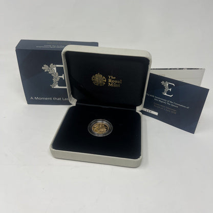 Exclusive Coins 2018 Strike On The Day Full Gold Sovereign Queen Elizabeth II Royal Mint