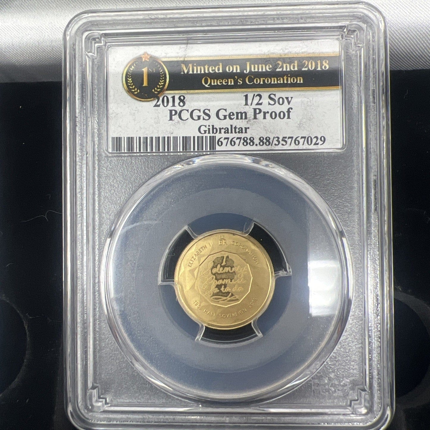 Exclusive Coins 2018 The Sapphire Coronation Jubilee Sovereign 3 Coin Deluxe Set PCGS Gem Proof