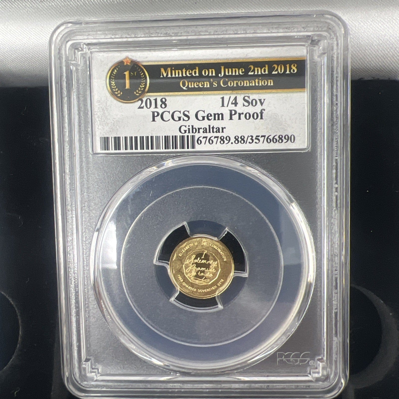 Exclusive Coins 2018 The Sapphire Coronation Jubilee Sovereign 3 Coin Deluxe Set PCGS Gem Proof