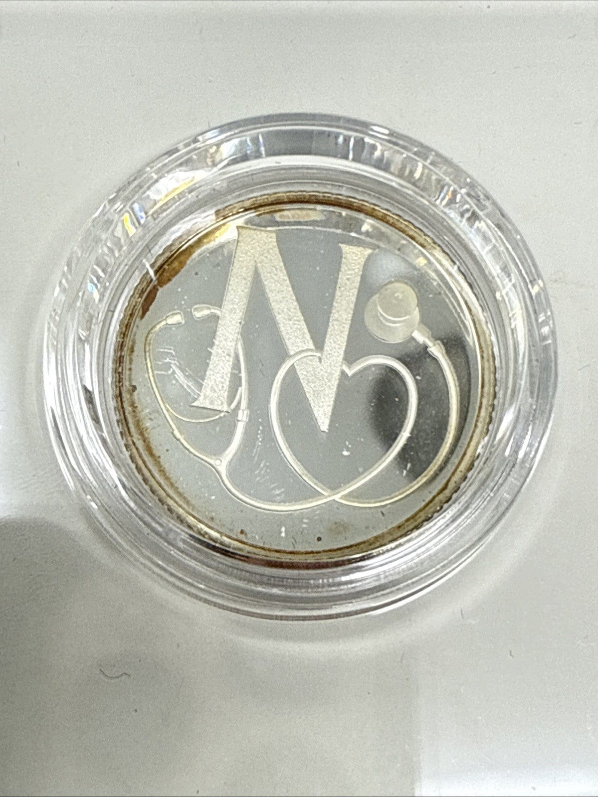 Exclusive Coins 2018 UK SILVER PROOF 10P COIN LETTER N IN ROYAL MINT BOX