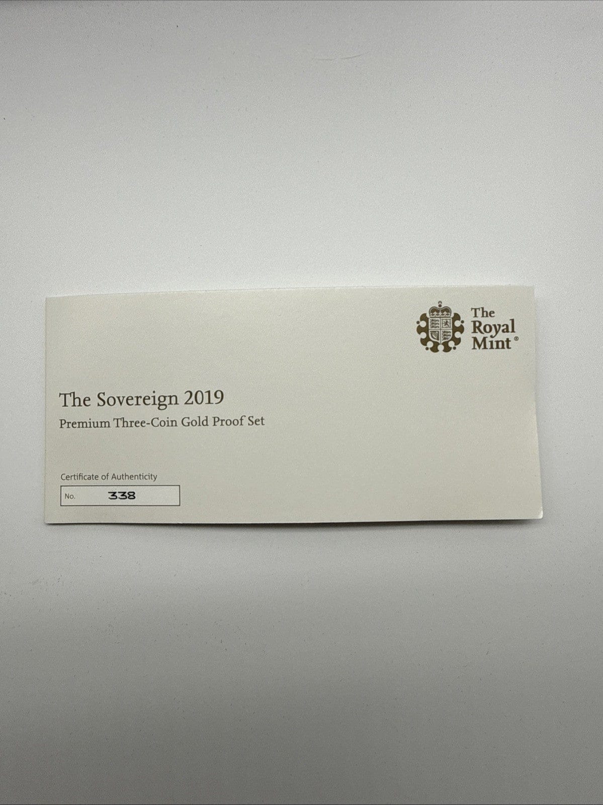 Exclusive Coins 2019 Queen Elizabeth II Premium Three Coin  Proof Set  22k  Only 450 Issued