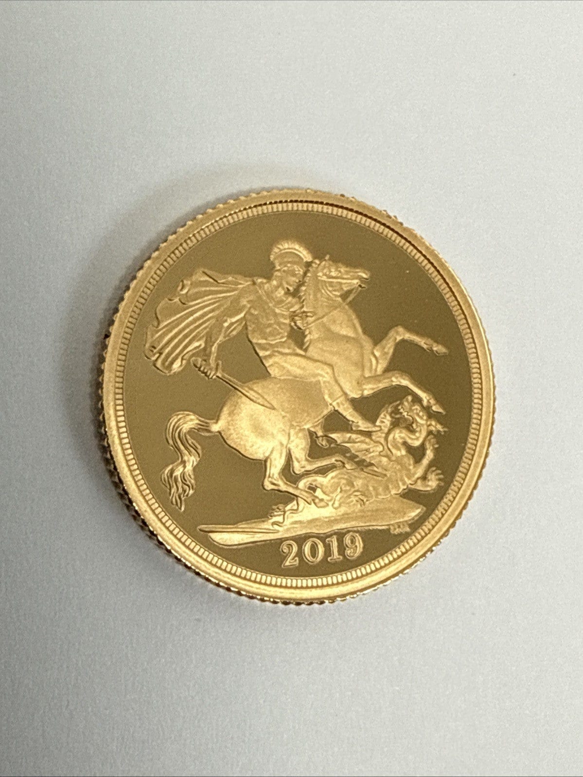 Exclusive Coins 2019 Queen Elizabeth II Proof Full Gold Sovereign  Royal Mint FDC