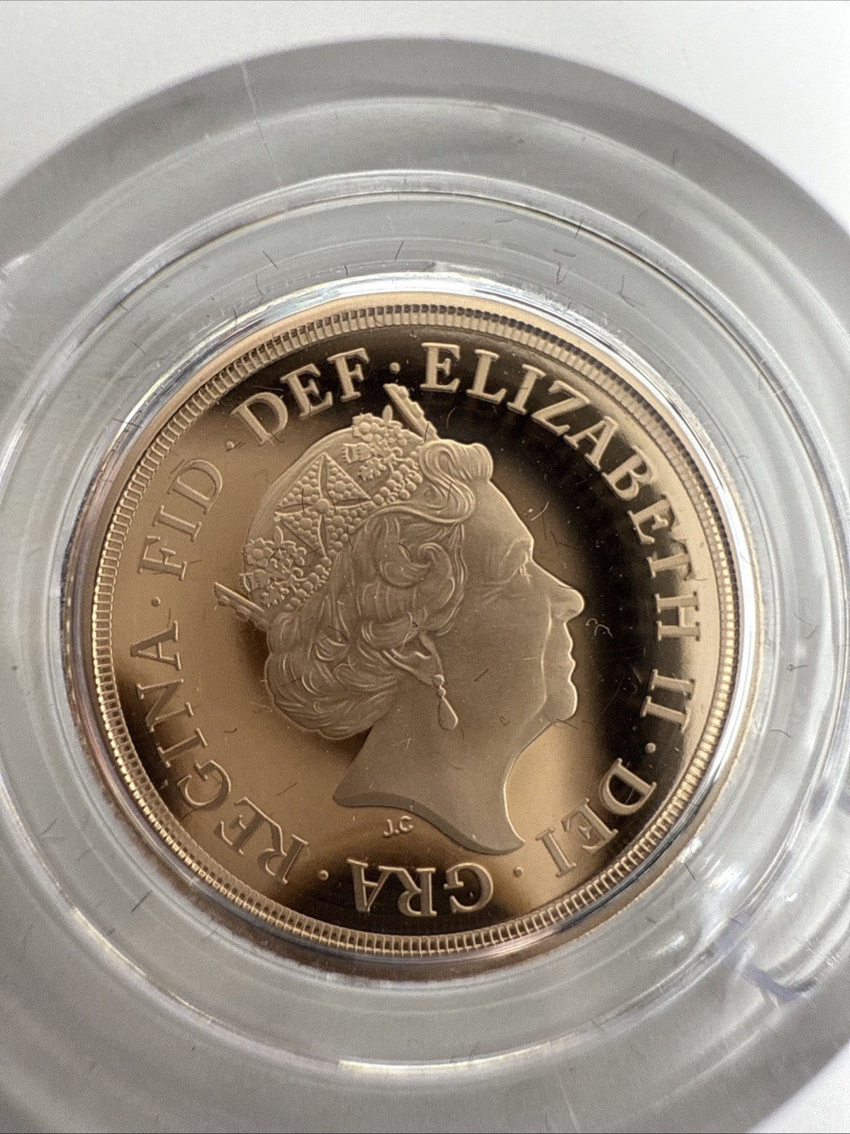 Exclusive Coins 2019 Queen Elizabeth II Proof Half Sovereign Royal Mint 22k