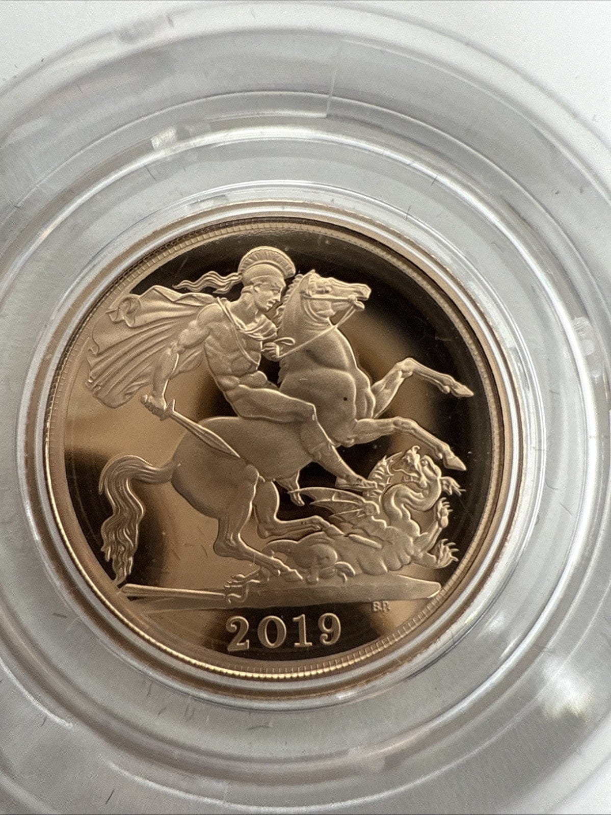 Exclusive Coins 2019 Queen Elizabeth II Proof Half Sovereign Royal Mint 22k