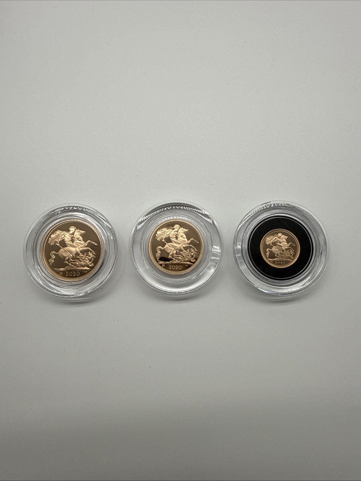 Exclusive Coins 2020 QE II 3 Coin Sovereign Set With George III Cypher 200th  Anniversary