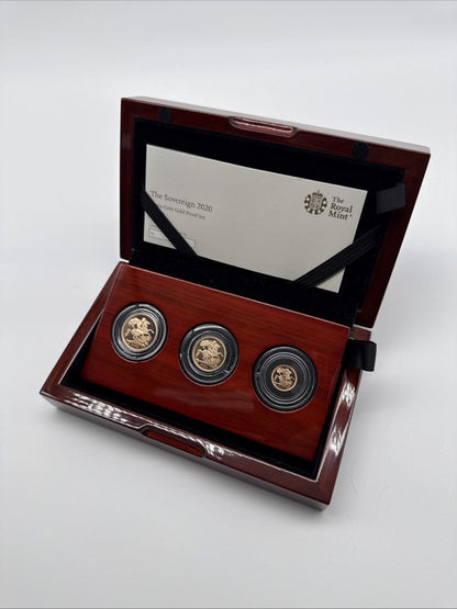 Exclusive Coins 2020 QE II 3 Coin Sovereign Set With George III Cypher 200th  Anniversary
