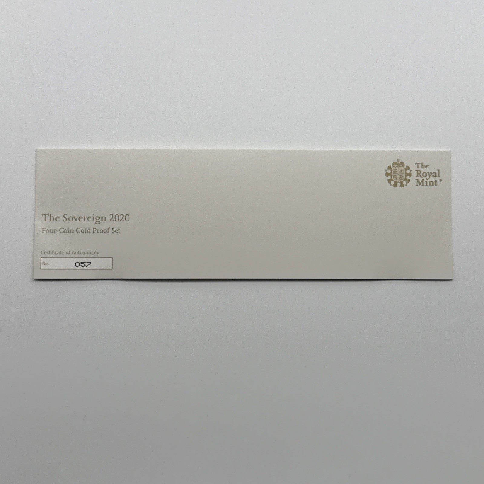 Exclusive Coins 2020 QEII Four Coin Gold Proof Set 200th Anniversary George III  With Cypher