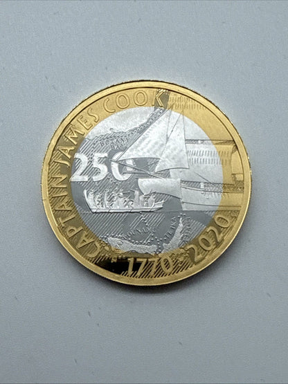Exclusive Coins 2020 Royal Mint Captain James Cook Silver Proof £2 Two Pounds Coin Boxed & COA