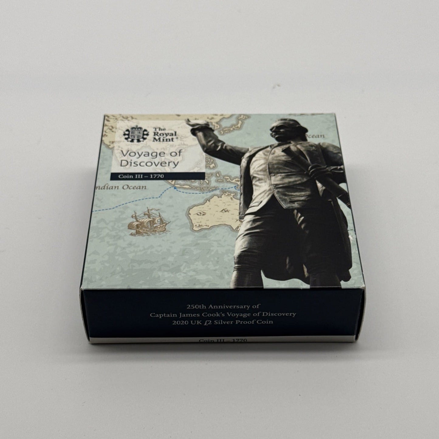 Exclusive Coins 2020 Royal Mint Captain James Cook Silver Proof £2 Two Pounds Coin Boxed & COA
