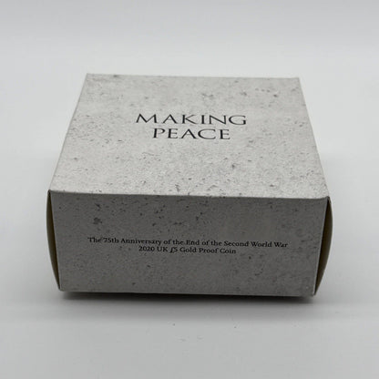 Exclusive Coins 2020 The 75th Anniversary Of The End Of The Second World War £5 Gold Proof Coin