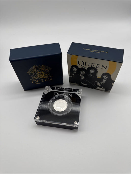 Exclusive Coins 2020 The Uk Half Ounce Silver Proof Coin Of Queen The Music Legend  Royal Mint