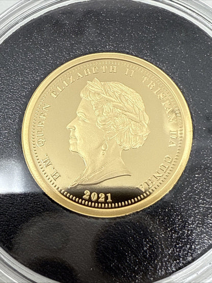 Exclusive Coins 2021 Gold Laurel Gold Proof Coin 22k 8g