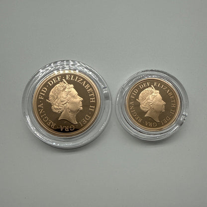 Exclusive Coins 2021 QEII Gold  Proof 5 Coin Set That Commemorates The 95th Birthday