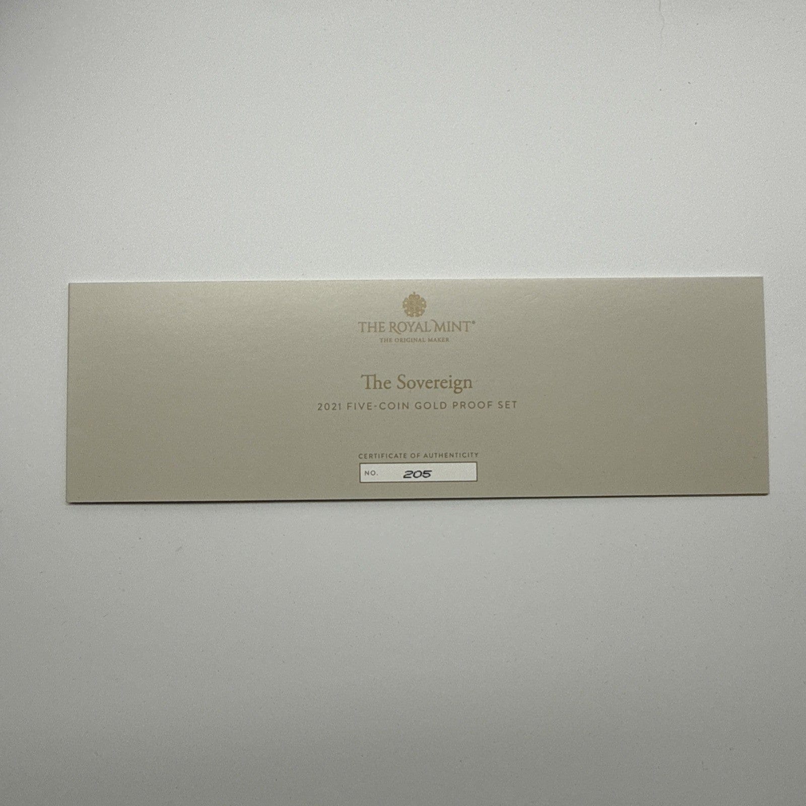 Exclusive Coins 2021 QEII Gold  Proof 5 Coin Set That Commemorates The 95th Birthday