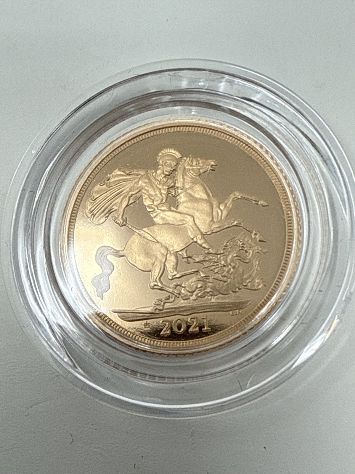 Exclusive Coins 2021 Queen Elizabeth II Proof Full Gold Sovereign As Struck Condition Royal