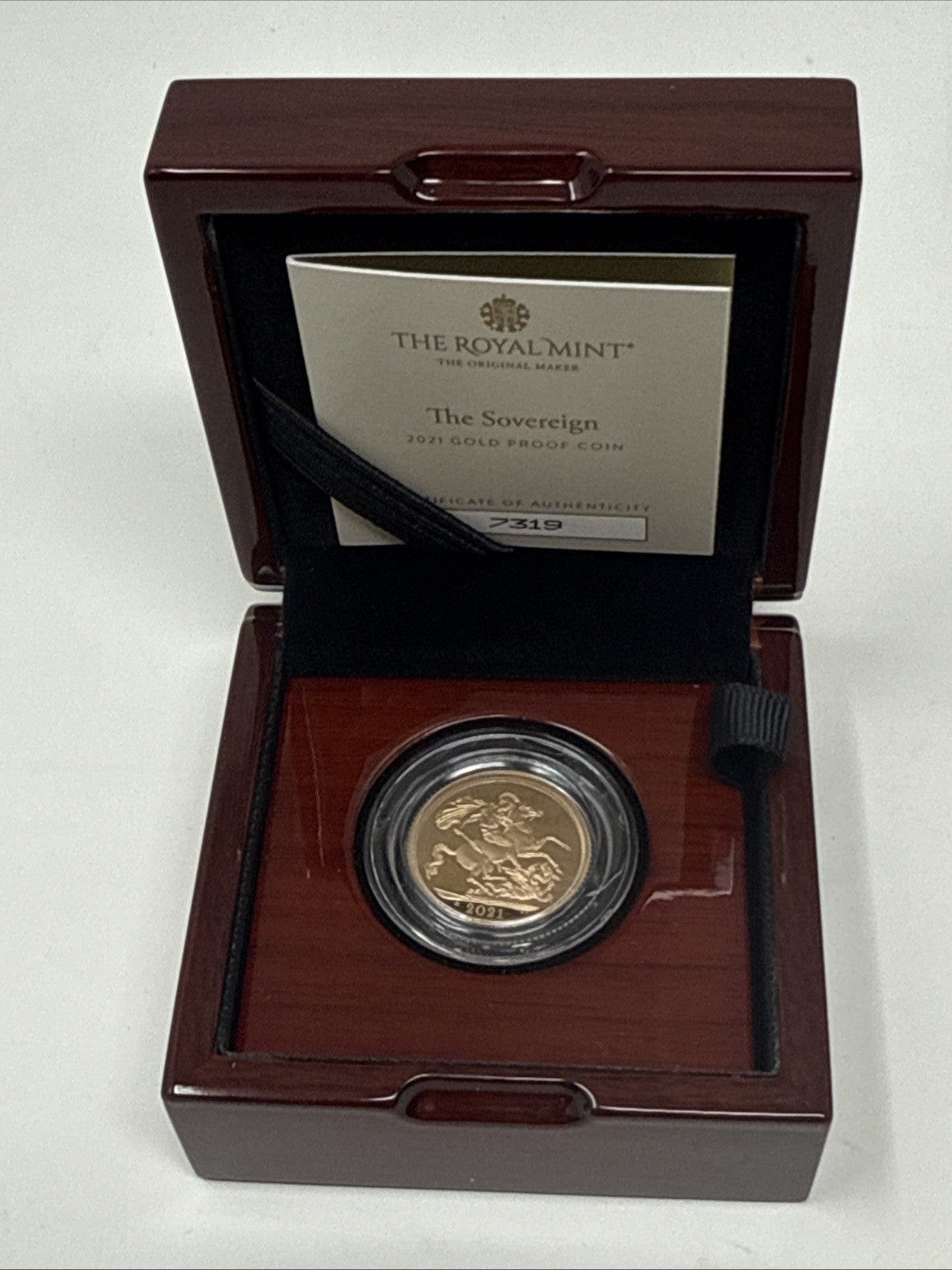 Exclusive Coins 2021 Queen Elizabeth II Proof Full Gold Sovereign As Struck Condition Royal