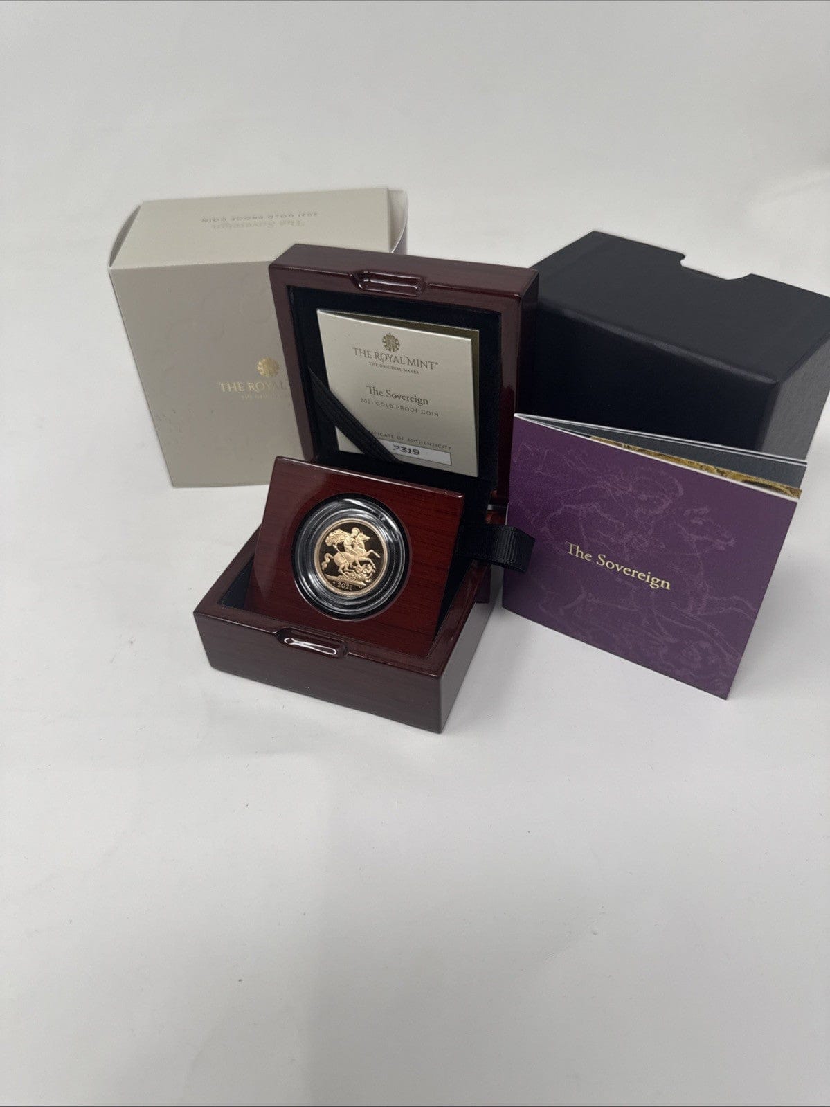 Exclusive Coins 2021 Queen Elizabeth II Proof Full Gold Sovereign As Struck Condition Royal