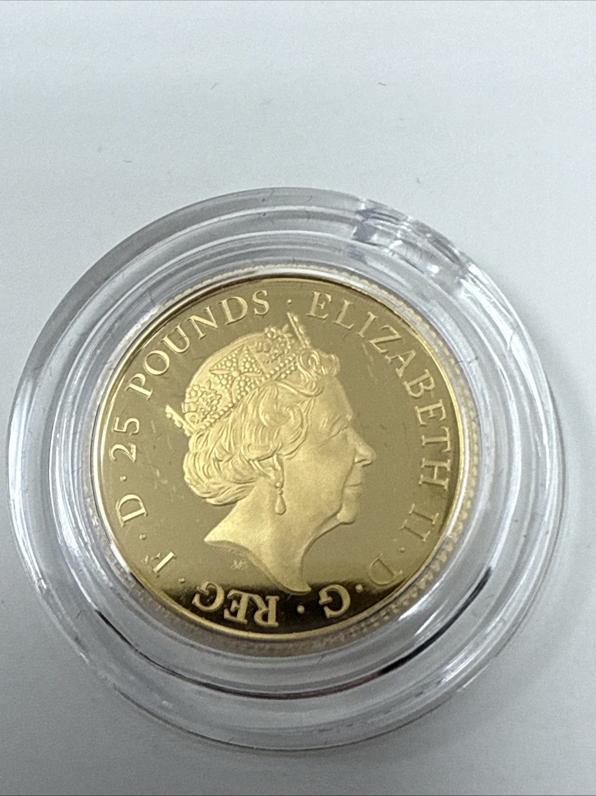 Exclusive Coins 2021 Queens Beast Proof 1/4 Oz The Griffin Of Edward III 24k Coin Royal Mint