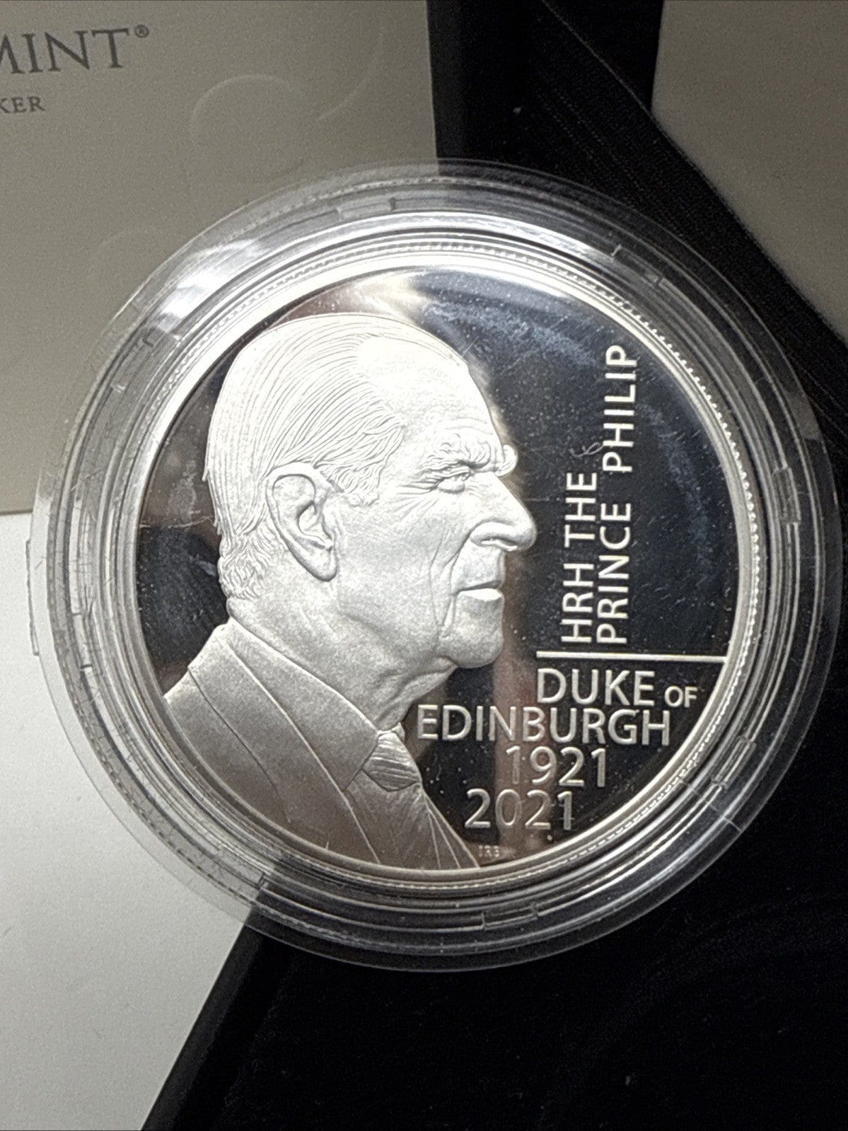 Exclusive Coins 2021 UK £5 Silver Proof Piedfort Coin Prince Phillip