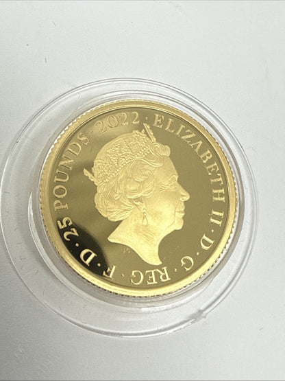 Exclusive Coins 2022 1/4 Oz Harry Potter & The Philosophers Stone Proof Gold Coin Royal Mint