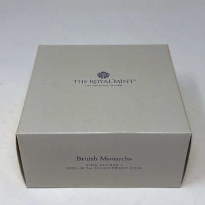 Exclusive Coins 2022 King George I , Two Oz Proof Coin The Monarchs Collection Royal Mint