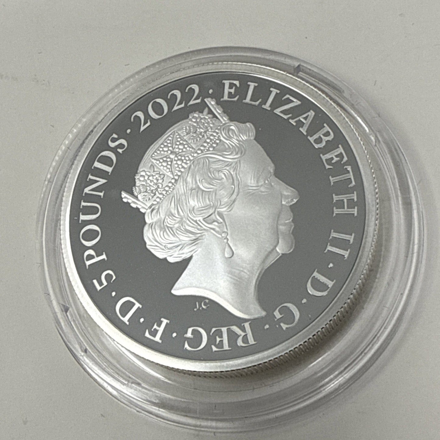 Exclusive Coins 2022 King George I , Two Oz Proof Coin The Monarchs Collection Royal Mint