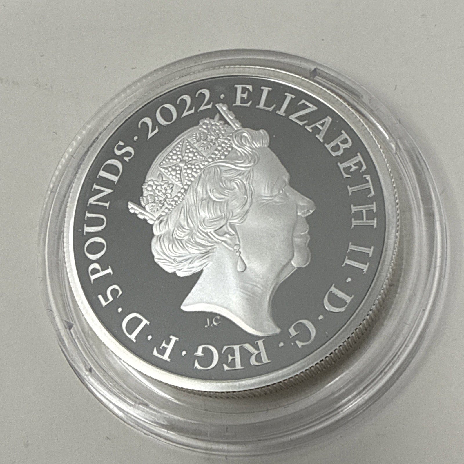 Exclusive Coins 2022 King George I , Two Oz Proof Coin The Monarchs Collection Royal Mint