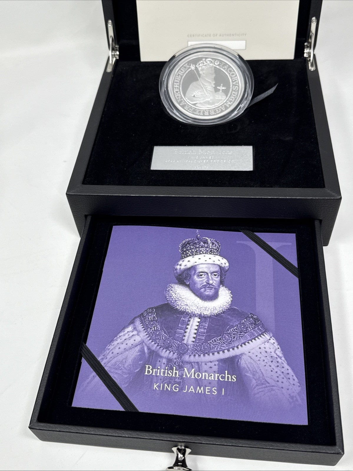 Exclusive Coins 2022 King James I Uk 10oz Silver Proof Coin Royal Mint Low Cert Number