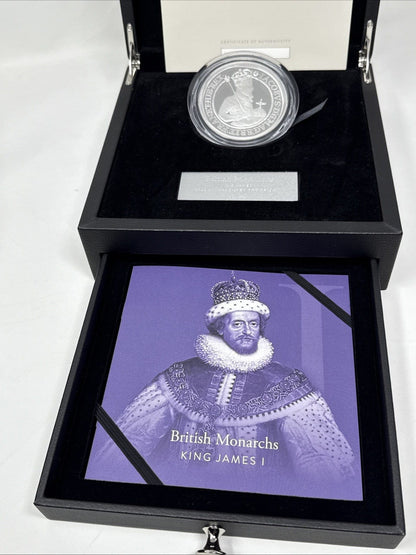 Exclusive Coins 2022 King James I Uk 10oz Silver Proof Coin Royal Mint Low Cert Number