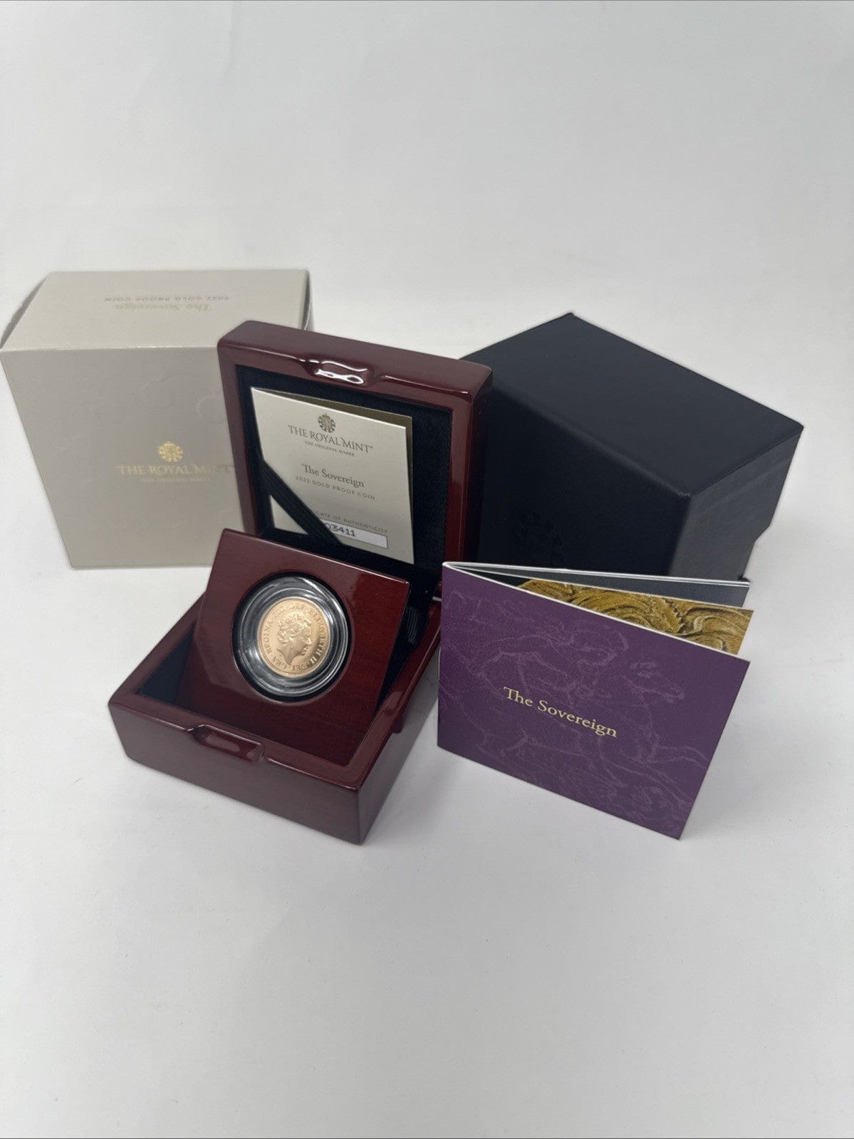 Exclusive Coins 2022 Queen Elizabeth II Gold Proof Full Sovereign Platinum Jubilee Royal Mint