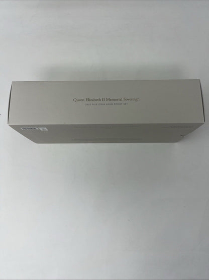 Exclusive Coins 2022 Queen Elizabeth II Memorial Proof Five Coin Set Royal Mint