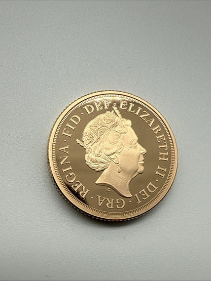 Exclusive Coins 2022 Queen Elizabeth II Platinum Jubilee Piedfort Proof Full Gold  Sovereign