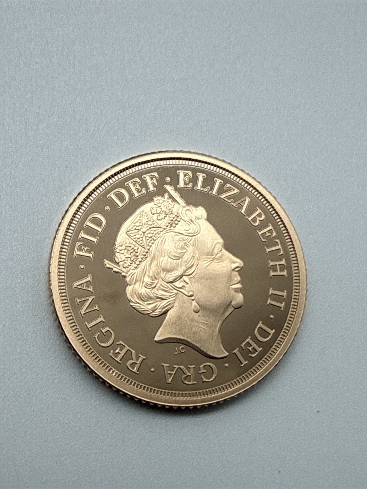 Exclusive Coins 2022 Queen Elizabeth II Proof Platinum Jubilee Full Gold Sovereign