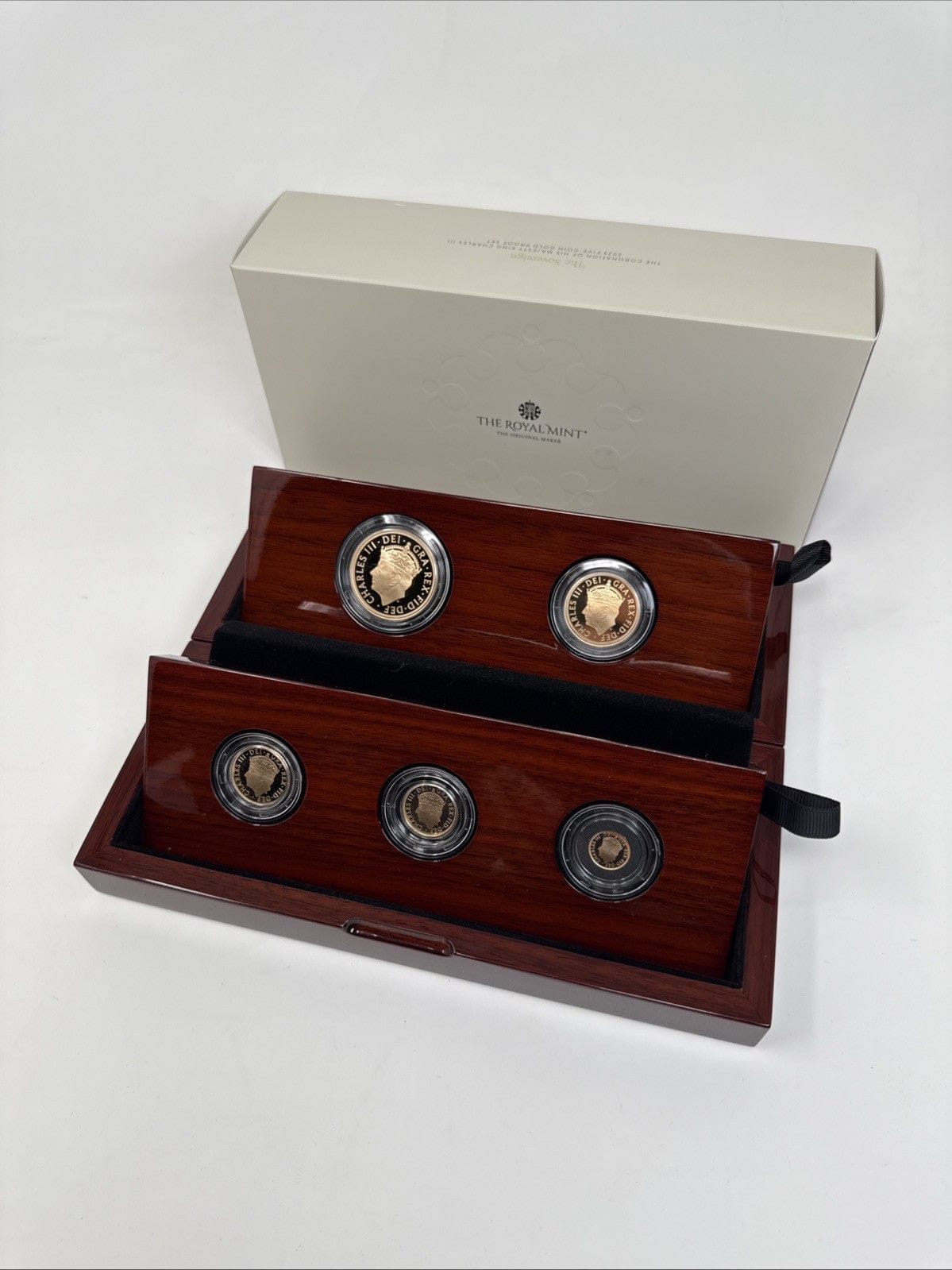 Exclusive Coins 2023 Coronation Of Charles III Gold  Proof Five Coin Set All Original Boxes FDC