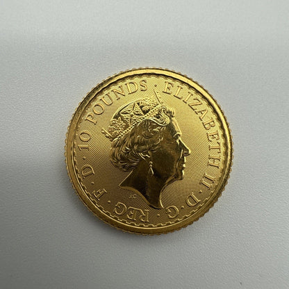 Exclusive Coins 2023 Queen Elizabeth II 1/10 Oz Gold Britannia 999.9 Fine