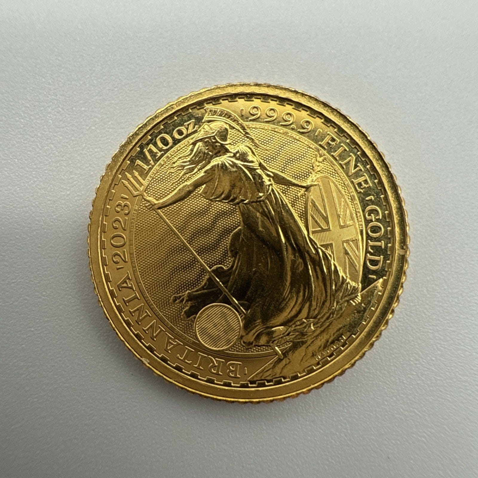 Exclusive Coins 2023 Queen Elizabeth II 1/10 Oz Gold Britannia 999.9 Fine