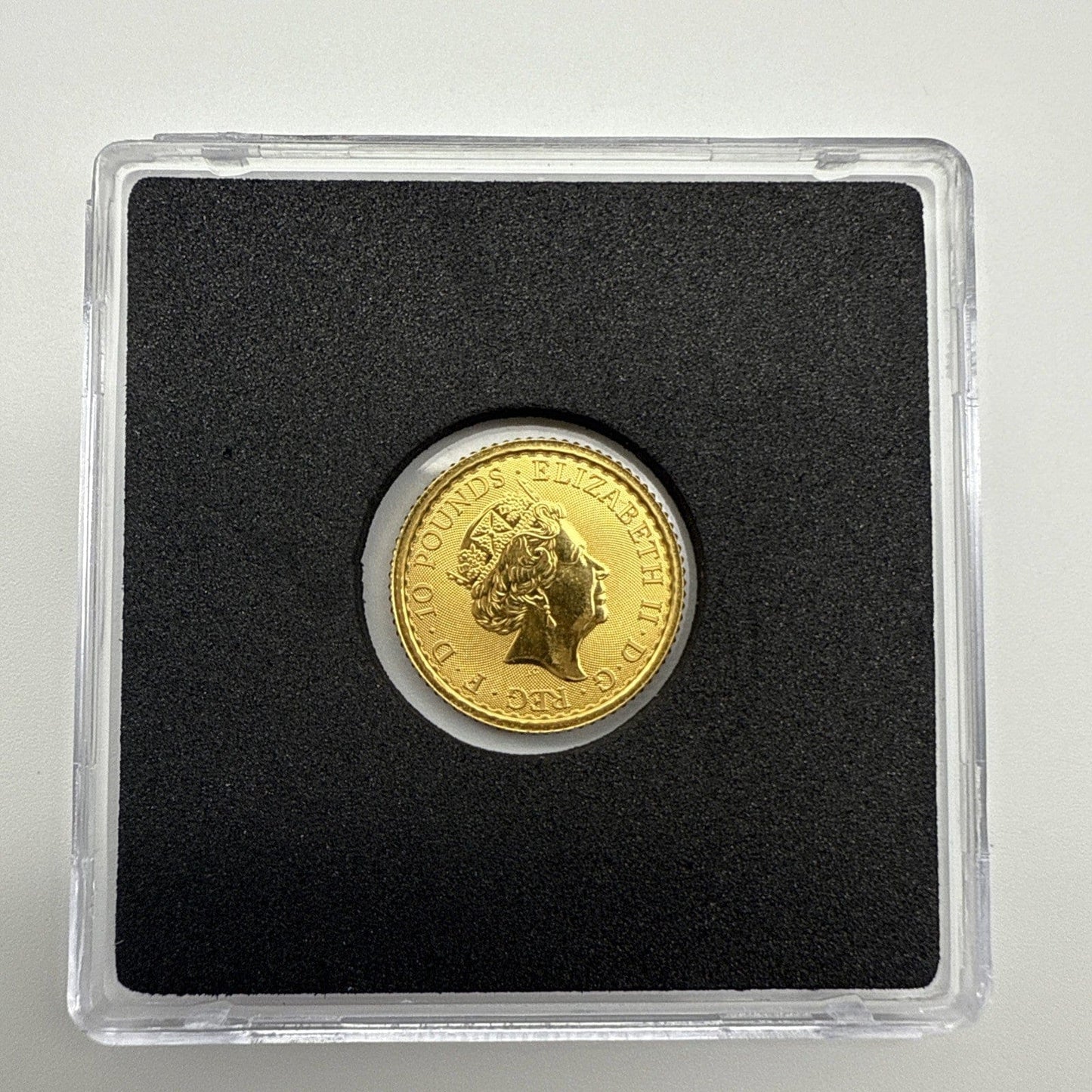 Exclusive Coins 2023 Queen Elizabeth II 1/10 Oz Gold Britannia 999.9 Fine