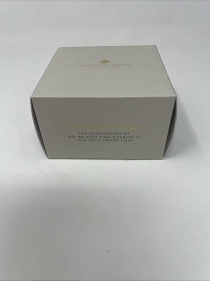 Exclusive Coins 2023 The Coronation Of King Charles Proof Quarter Sovereign