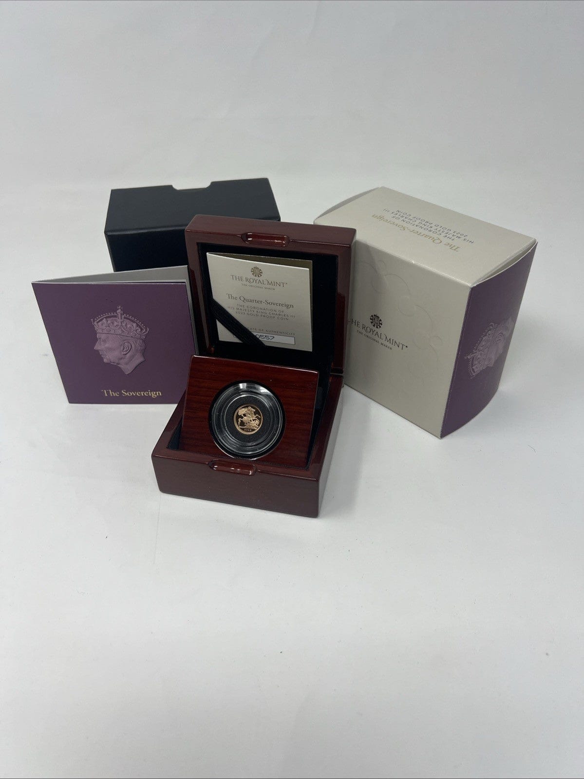 Exclusive Coins 2023 The Coronation Of King Charles Proof Quarter Sovereign