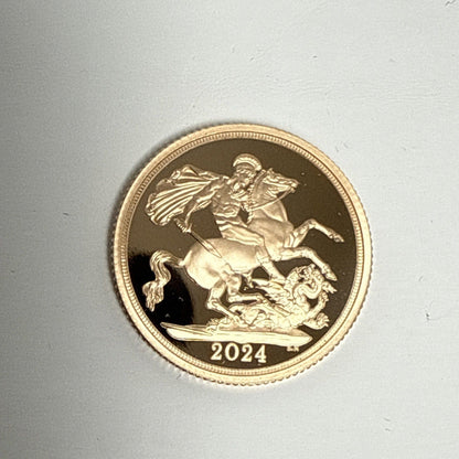 Exclusive Coins 2024 Charles III Three Coin Proof Gold Set Only 650 Set Issued Royal Mint