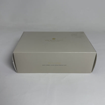 Exclusive Coins 2024 Charles III Three Coin Proof Gold Set Only 650 Set Issued Royal Mint