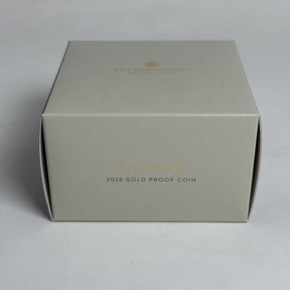 Exclusive Coins 2026 Royal Mint Gold Proof Sovereign  Only 3000 Minted! First Yellow Gold New