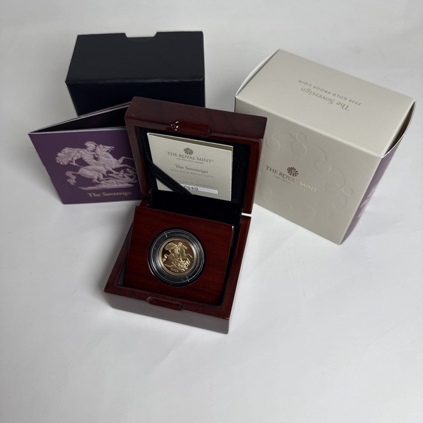 Exclusive Coins 2026 Royal Mint Gold Proof Sovereign  Only 3000 Minted! First Yellow Gold New